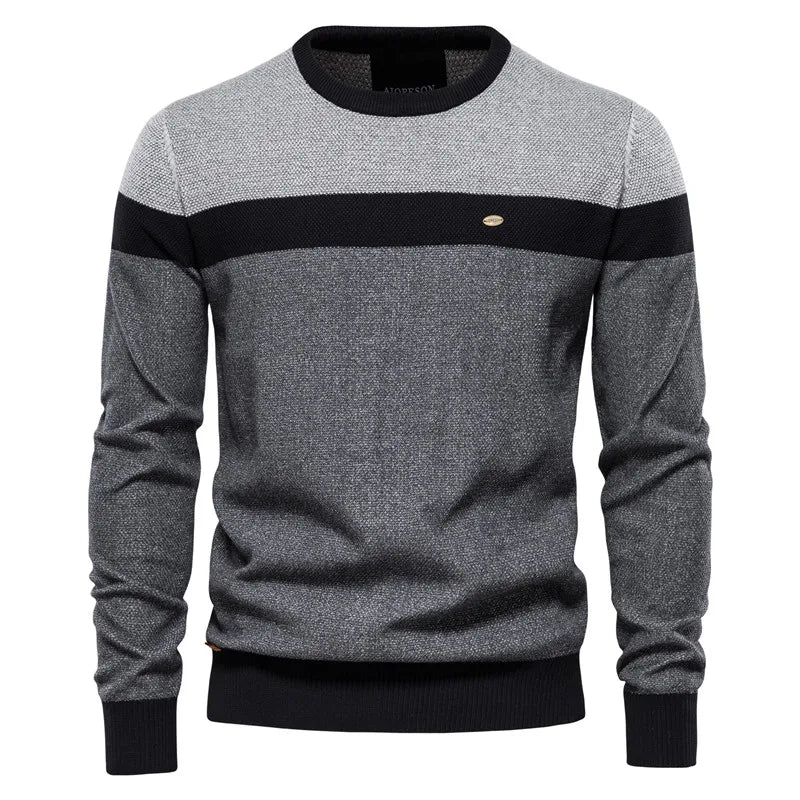 Beckett | Navy Blue Classic Warm Elegance Sweater