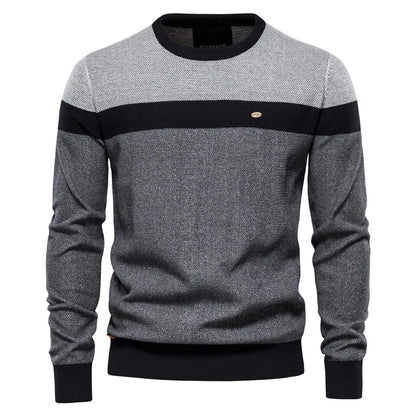 Beckett | Navy Blue Classic Warm Elegance Sweater