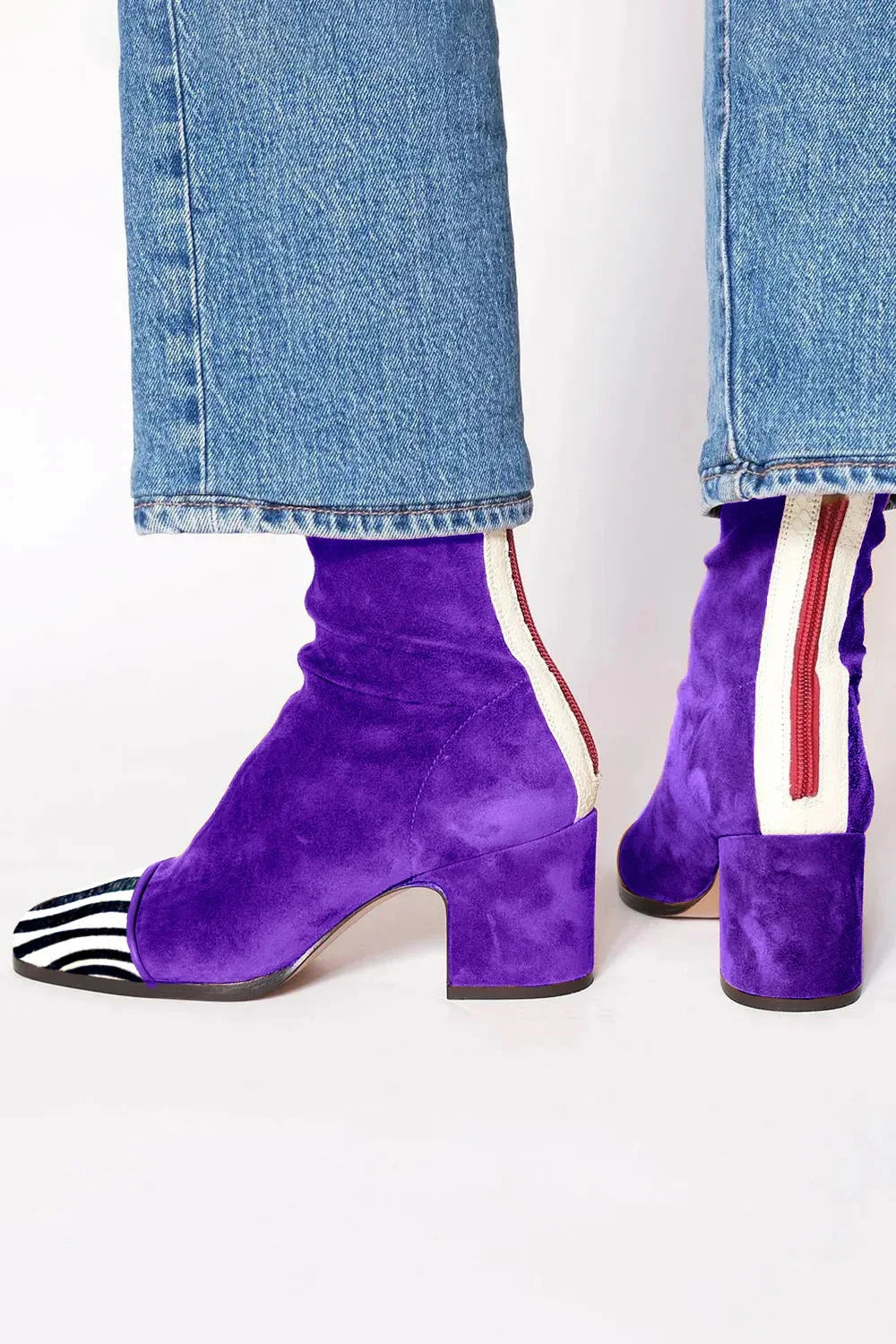 Kaida | Suede Elegant Boots in Honey Yellow