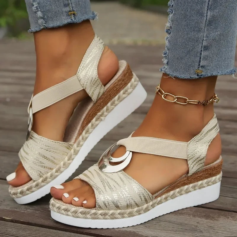Calista | Zebra Print Elegant Orthopedic Sandals