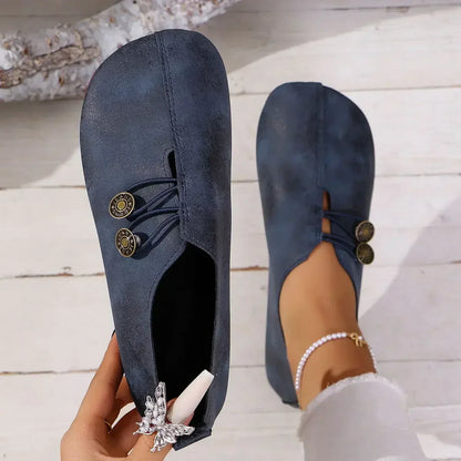 Calantha | Black Soft Suede Women's Loafers