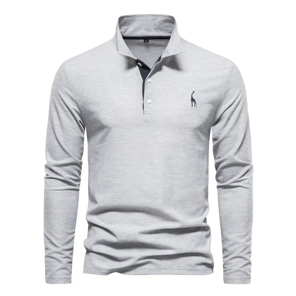 Beckett | Navy Long Sleeve Classic Warm Elegance Pullover