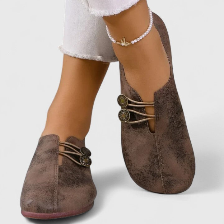 Calantha | Suede Elegant Loafers