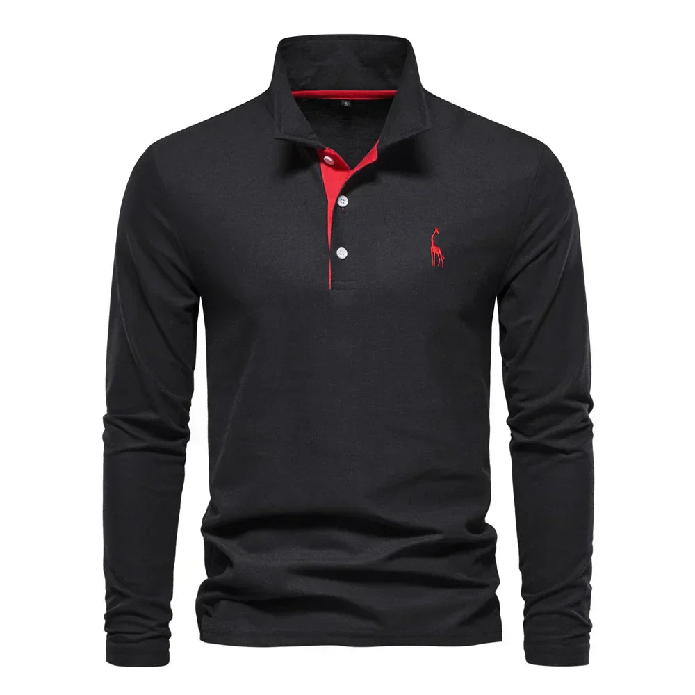 Beckett | Navy Long Sleeve Classic Warm Elegance Pullover