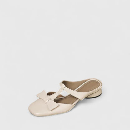 Astrid | Grey Bow Detail Orthopedic Sandals