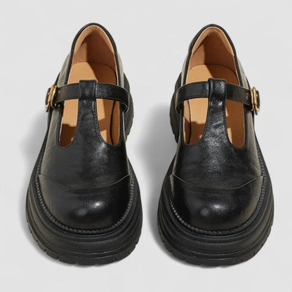 Calantha | Rich Brown Orthopedic Mary Jane Shoes