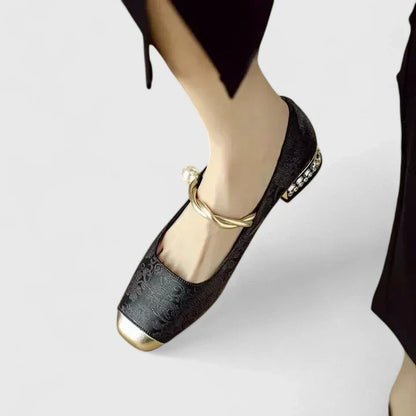 Calantha | Luxury Velvet Orthopedic Mary Jane Shoes
