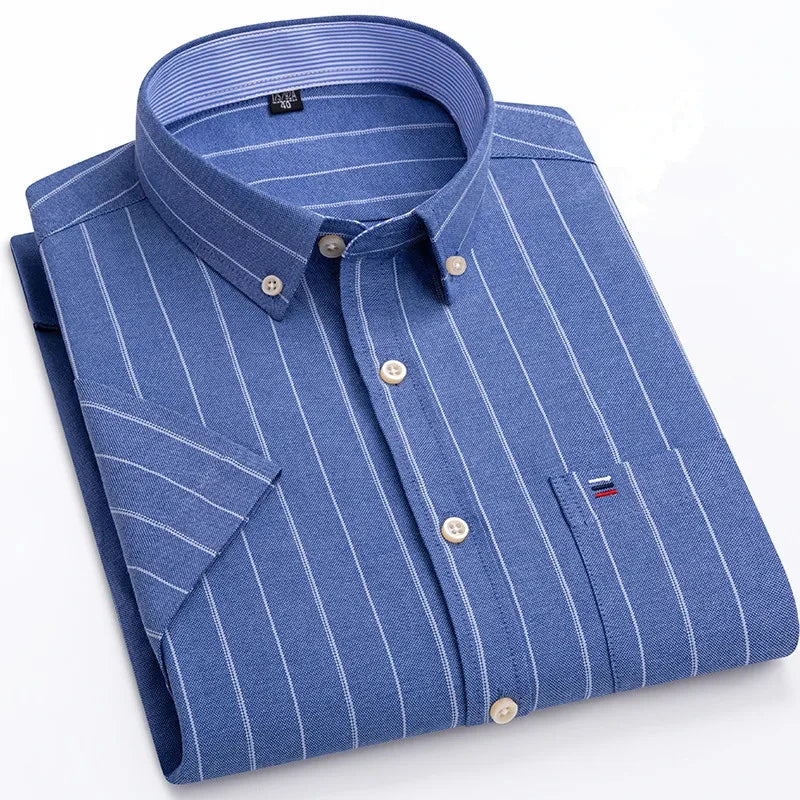 Beckett | Elegant Striped Cotton Shirt