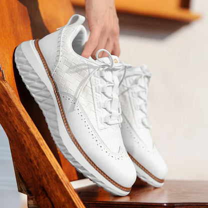 Kairos | Men's Lace Up Denim Platform Walking Sneakers