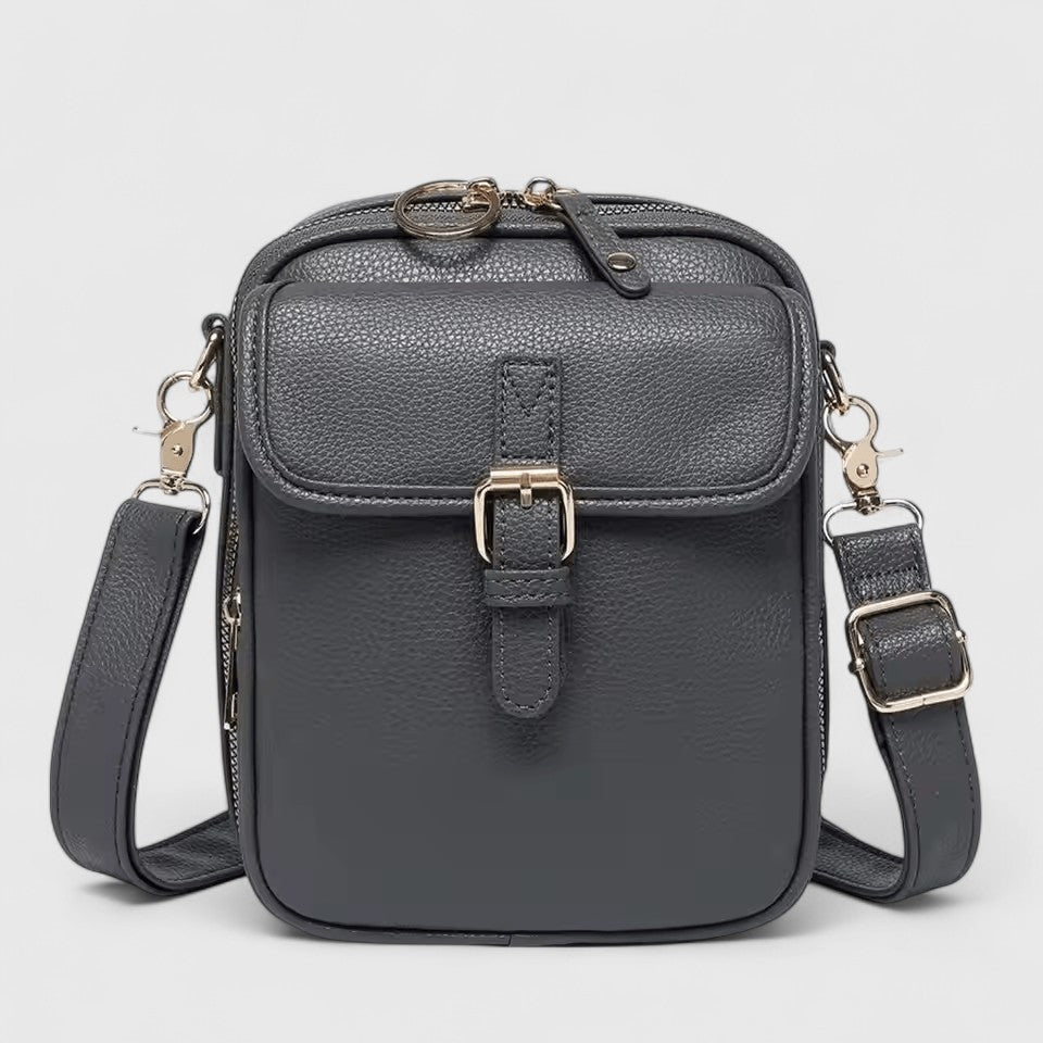 Alethea | Women’s Practical Everyday Shoulder Bag - Soft Leather, Terracotta Brown