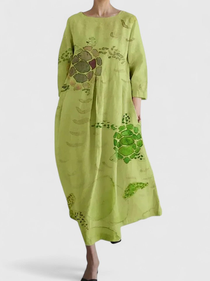 Calanthe | Elegant Floral Stylish Midi Dress