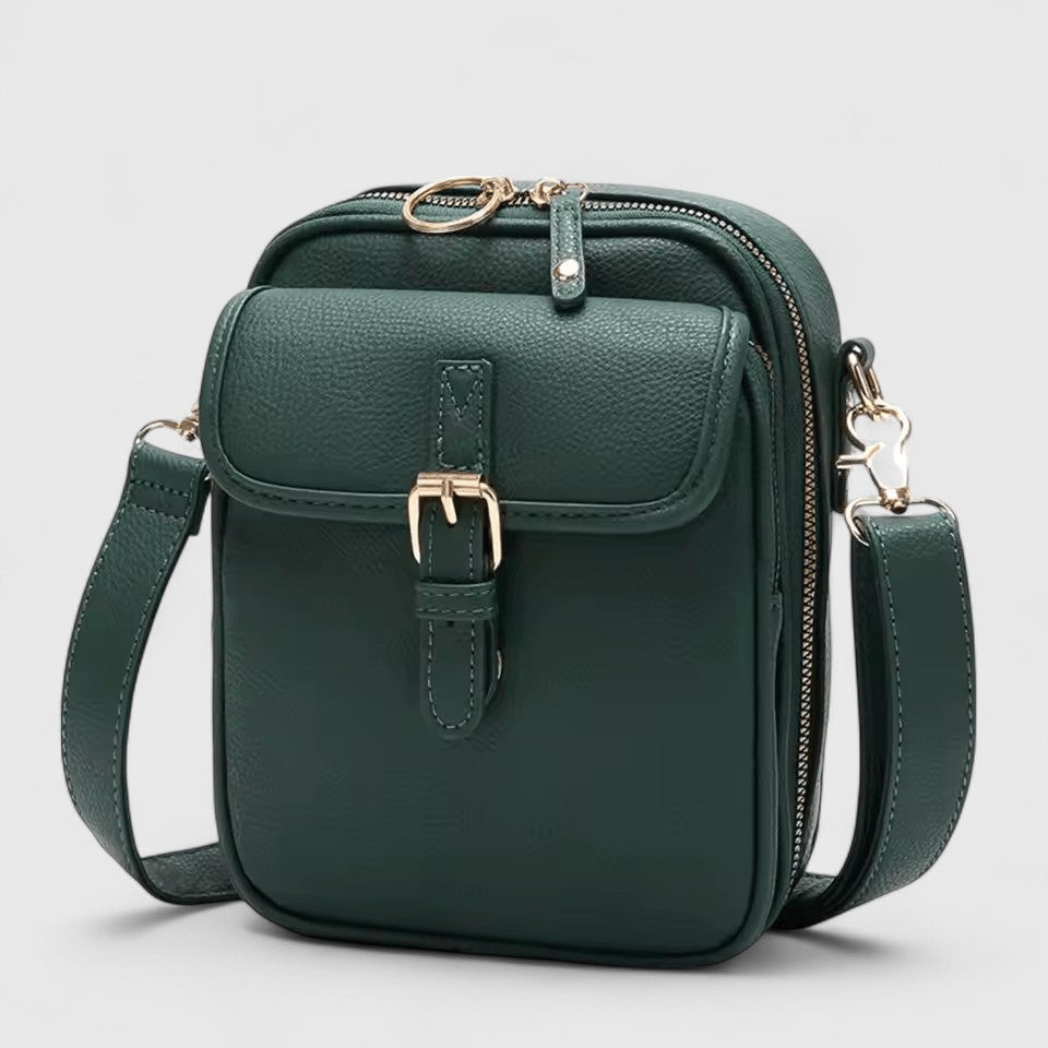 Alethea | Women’s Practical Everyday Shoulder Bag - Soft Leather, Terracotta Brown