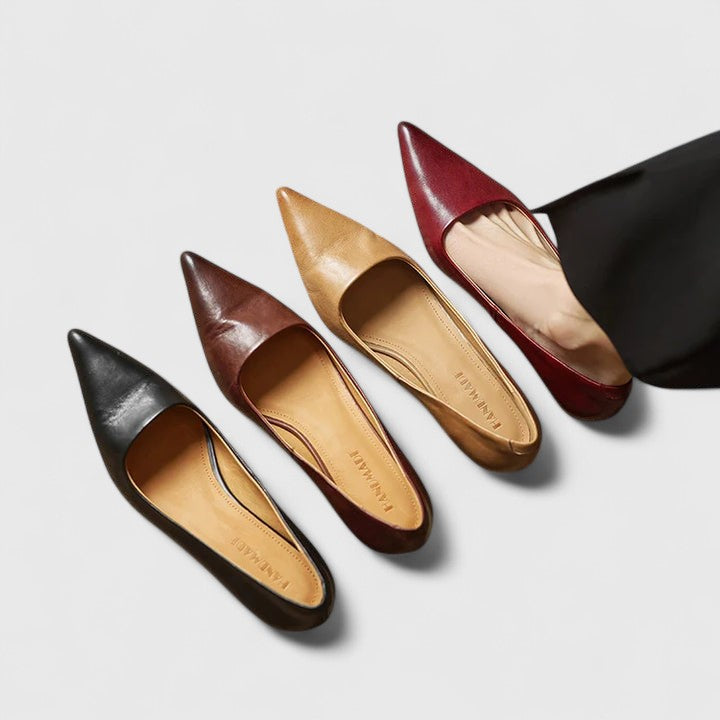 Calantha | Sleek Black Elegant Heels