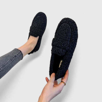 Aria | Soft Orthopedic Loafers in Fuzzy Design