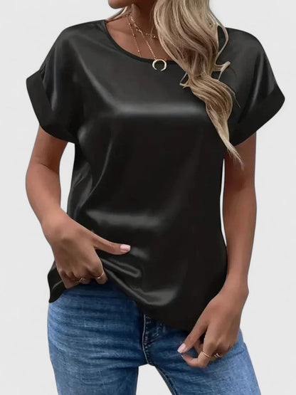 Calantha | Burgundy Elegant Blouse