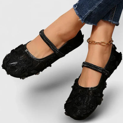 Calantha | Lace White Orthopedic Shoes