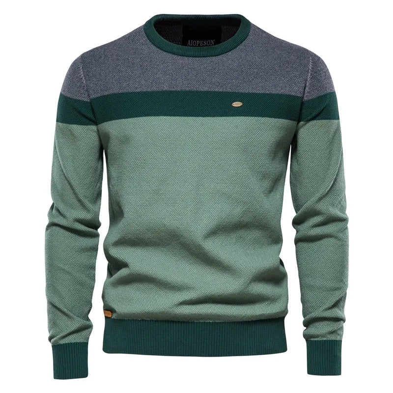 Beckett | Navy Blue Classic Warm Elegance Sweater