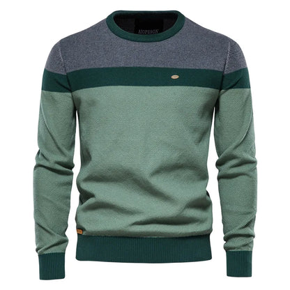 Beckett | Navy Blue Classic Warm Elegance Sweater