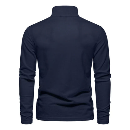 Beckett | Navy Long Sleeve Classic Warm Elegance Pullover