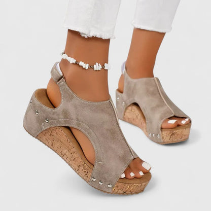 Calanthe | Elegant Blue Orthopedic Sandals