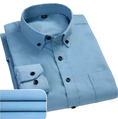 Beckett | Burgundy Luxury Dress Shirt