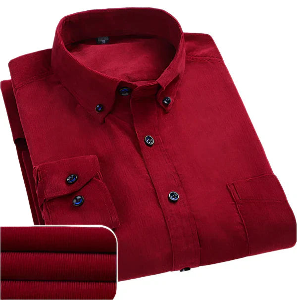 Beckett | Burgundy Luxury Dress Shirt