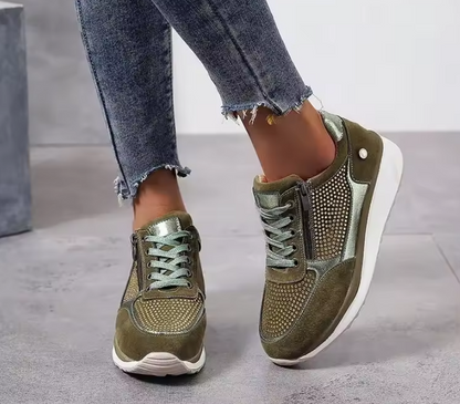 Alethea | Taupe Everyday Ease Sneakers
