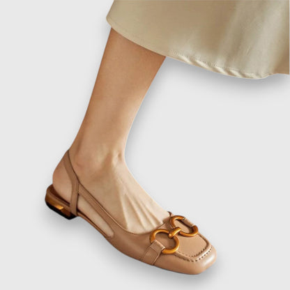 Calista | Elegant Navy Suede Comfortable Sandals