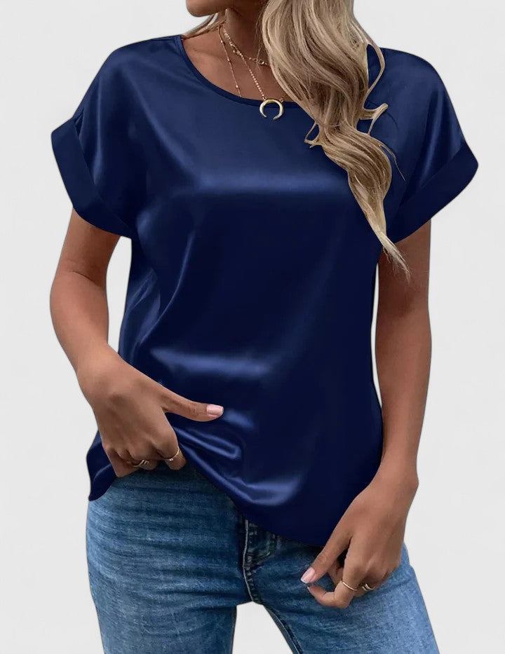 Calantha | Burgundy Elegant Blouse