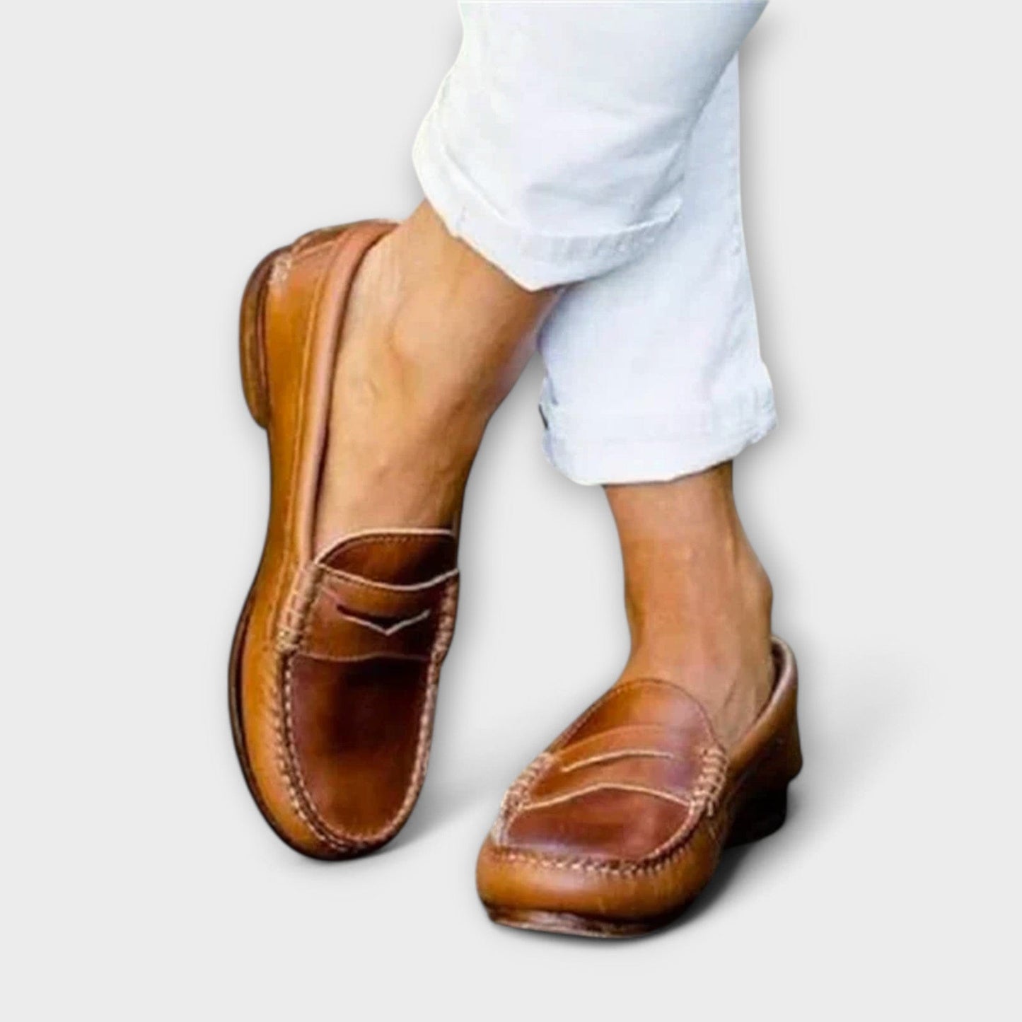 Aurelia | Tan Classic Women's Loafers