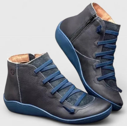 Calista | Luxury Tan Leather Orthopedic Boots