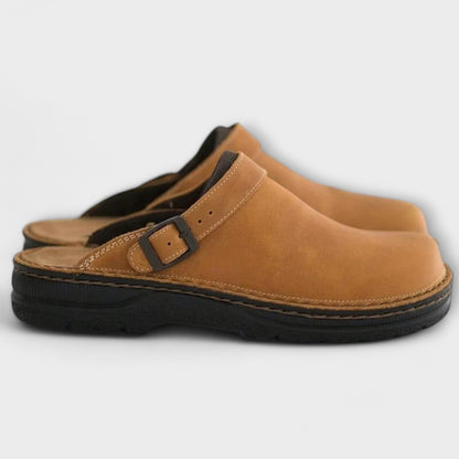 Calantha | Brown Leather Orthopedic Shoes