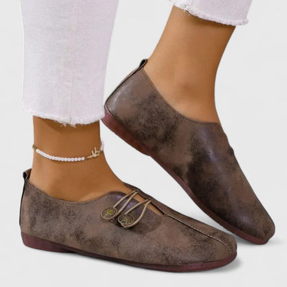 Calantha | Suede Elegant Loafers