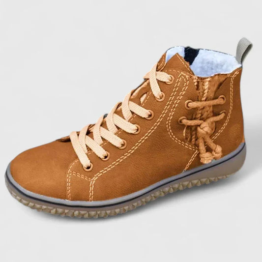Calantha | Brown Ankle Comfortable Shoes
