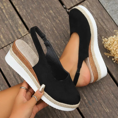 Calista | Tan Suede Orthopedic Sandals