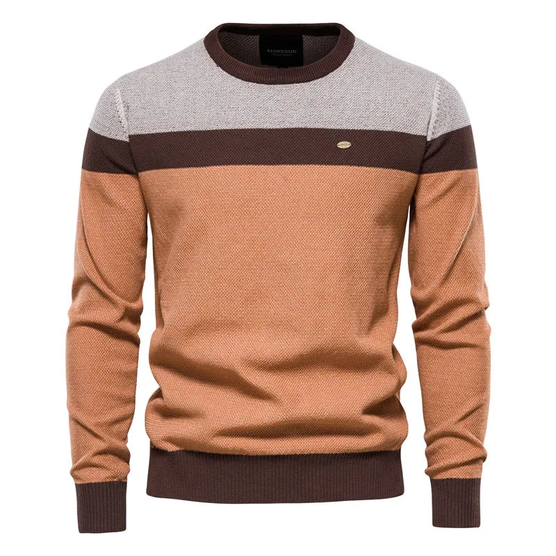 Beckett | Navy Blue Classic Warm Elegance Sweater