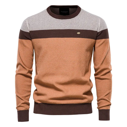 Beckett | Navy Blue Classic Warm Elegance Sweater