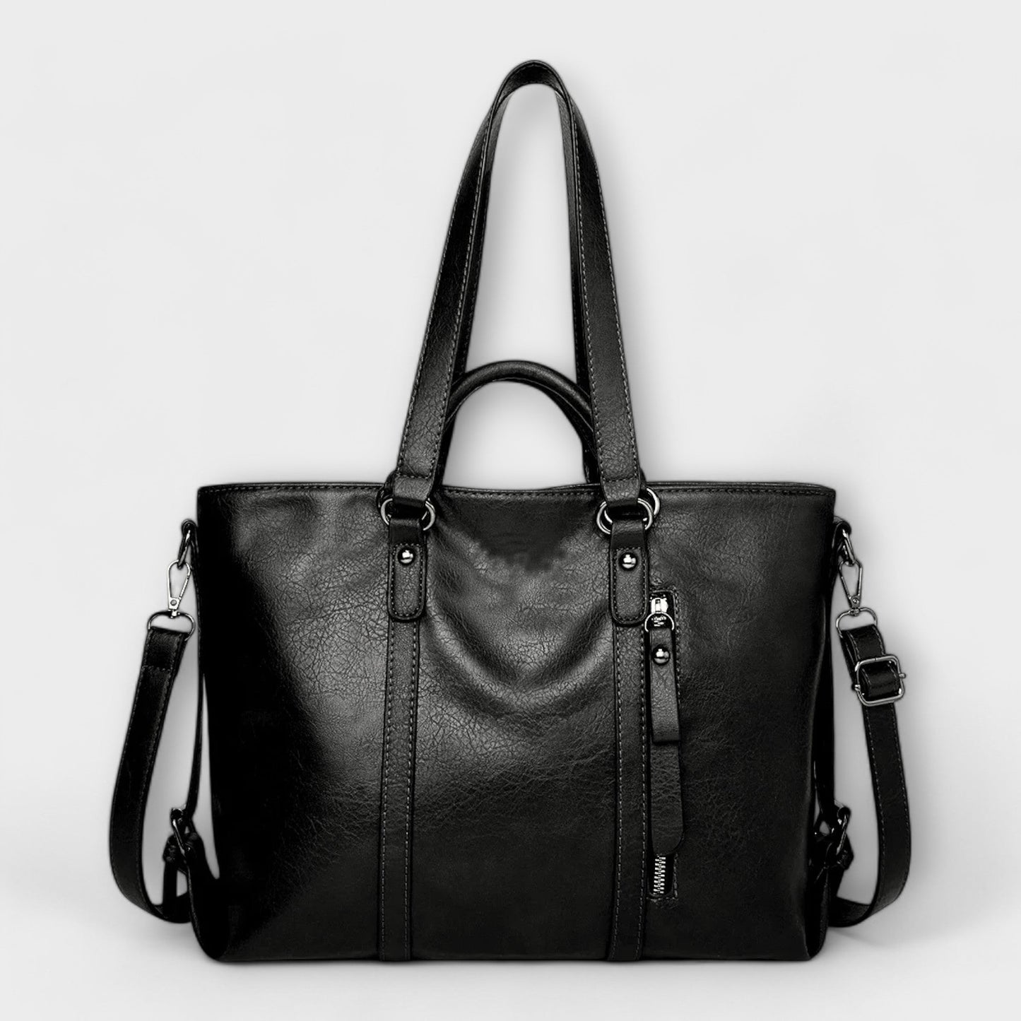 Astrid | Women’s Professional Work Handbag - Rich Brown Leather Tote
