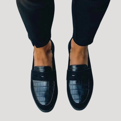 Black Orthopedic Handmade Loafers