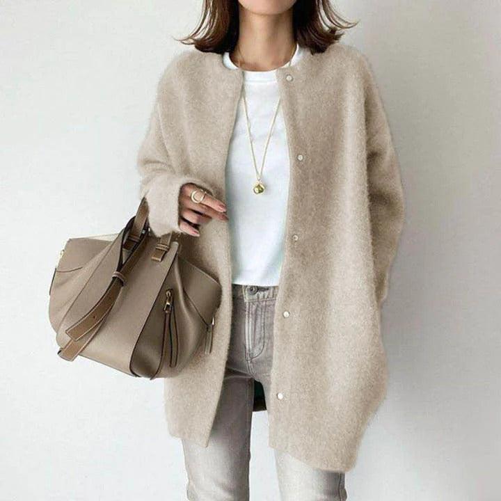 Aurelia | Beige Relaxed Fit Coat