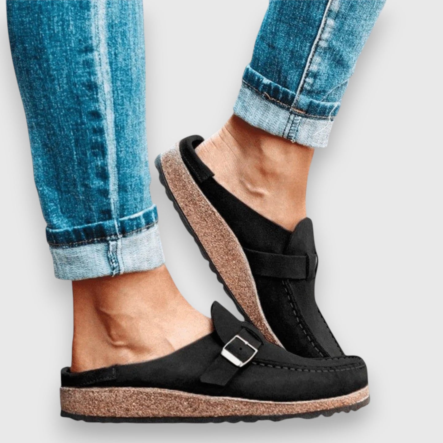 Calantha | Tan Suede Comfortable Sandals
