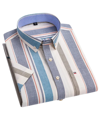 Beckett | Elegant Striped Cotton Shirt