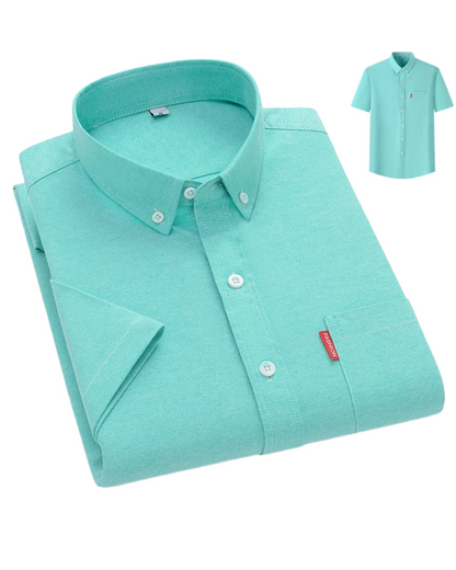 Caelum | Mint Lightweight Cotton Summer Shirt