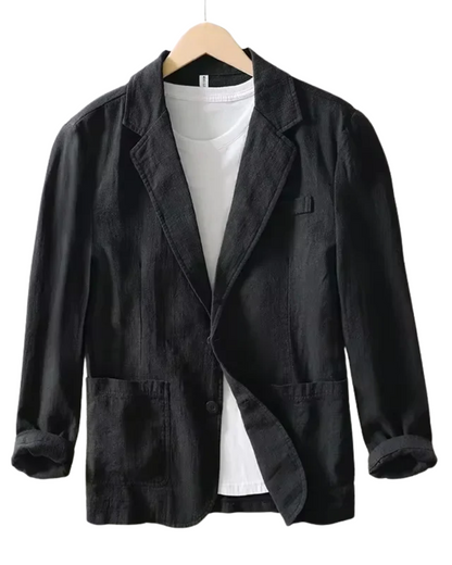 Kaid | Black Classic Tailored Blazer