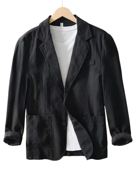 Kaid | Black Classic Tailored Blazer