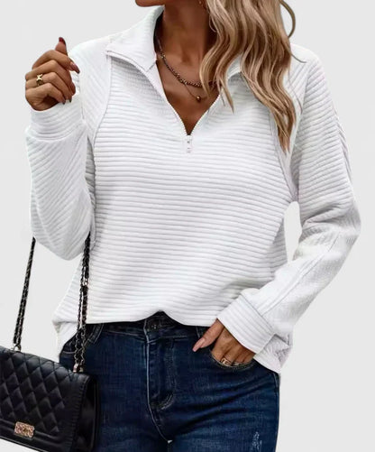 Alethea | Navy Blue Sophisticated Sweater