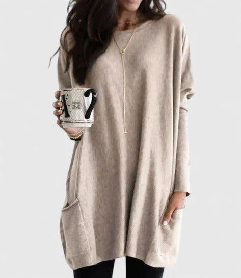 Calantha | Soft Blush Comfortable Tunic