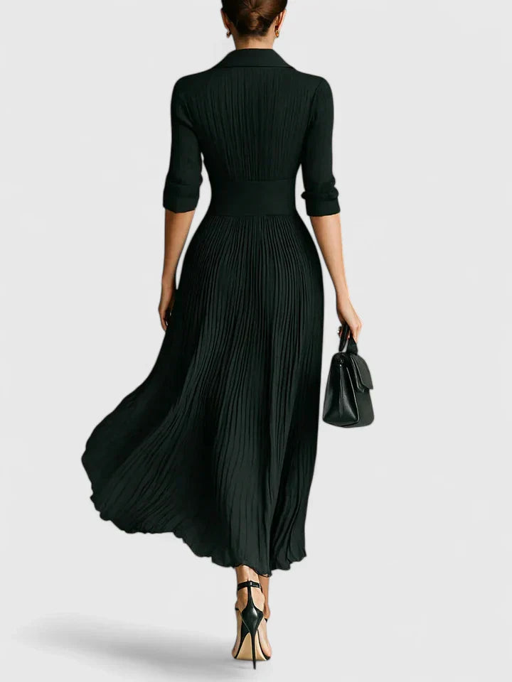 Calanthe | Dark Green Elegant Maxi Dress