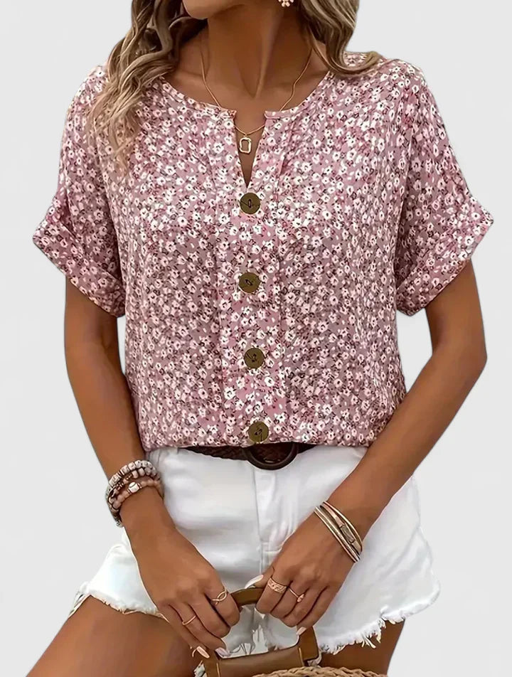 Calanta | Elegant Floral Blouse