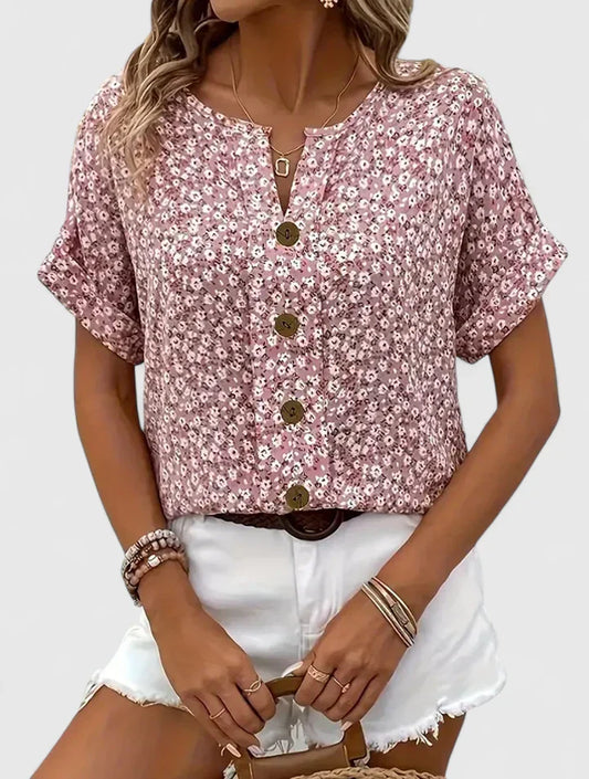 Calanta | Elegant Floral Blouse